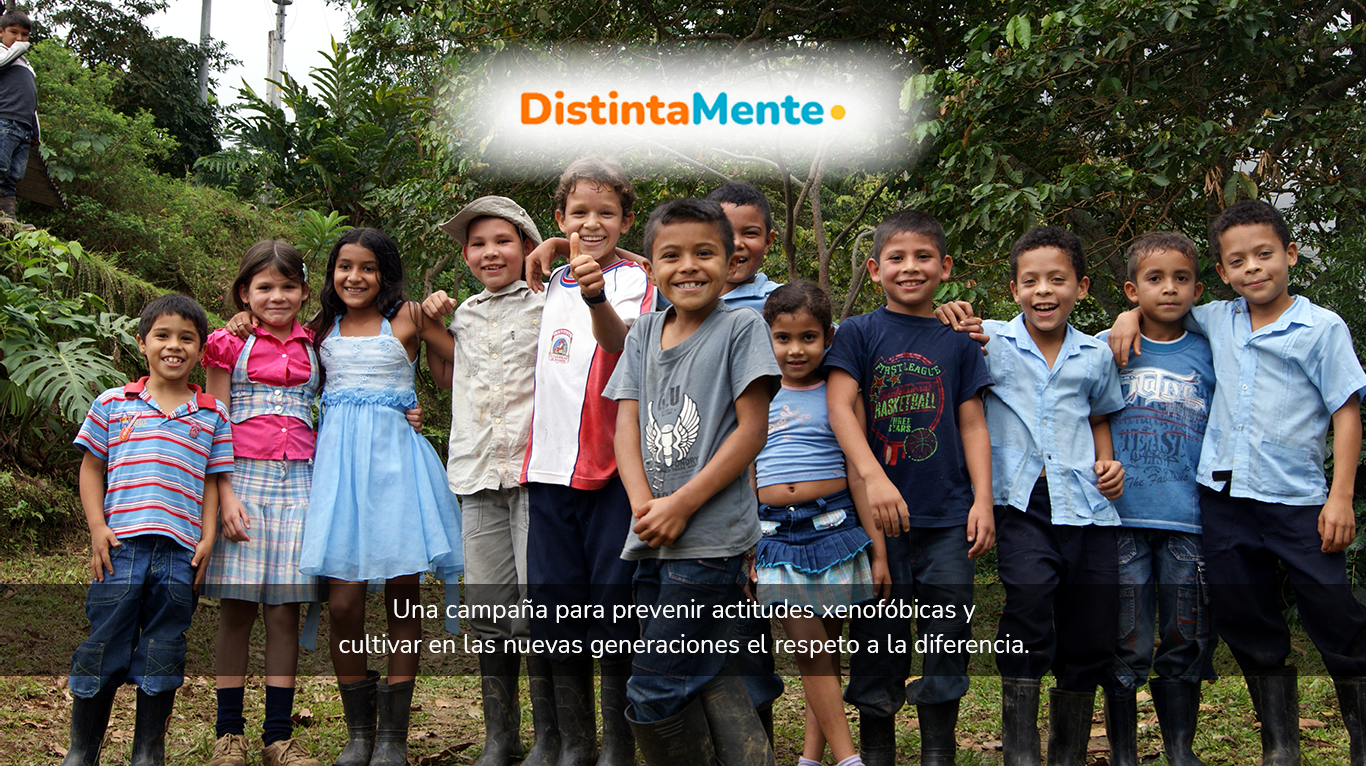 #DistintaMente: disfrutemos de nuestras diferencias, una campaña digital para combatir la xenofobia con más de 1 millón de interacciones