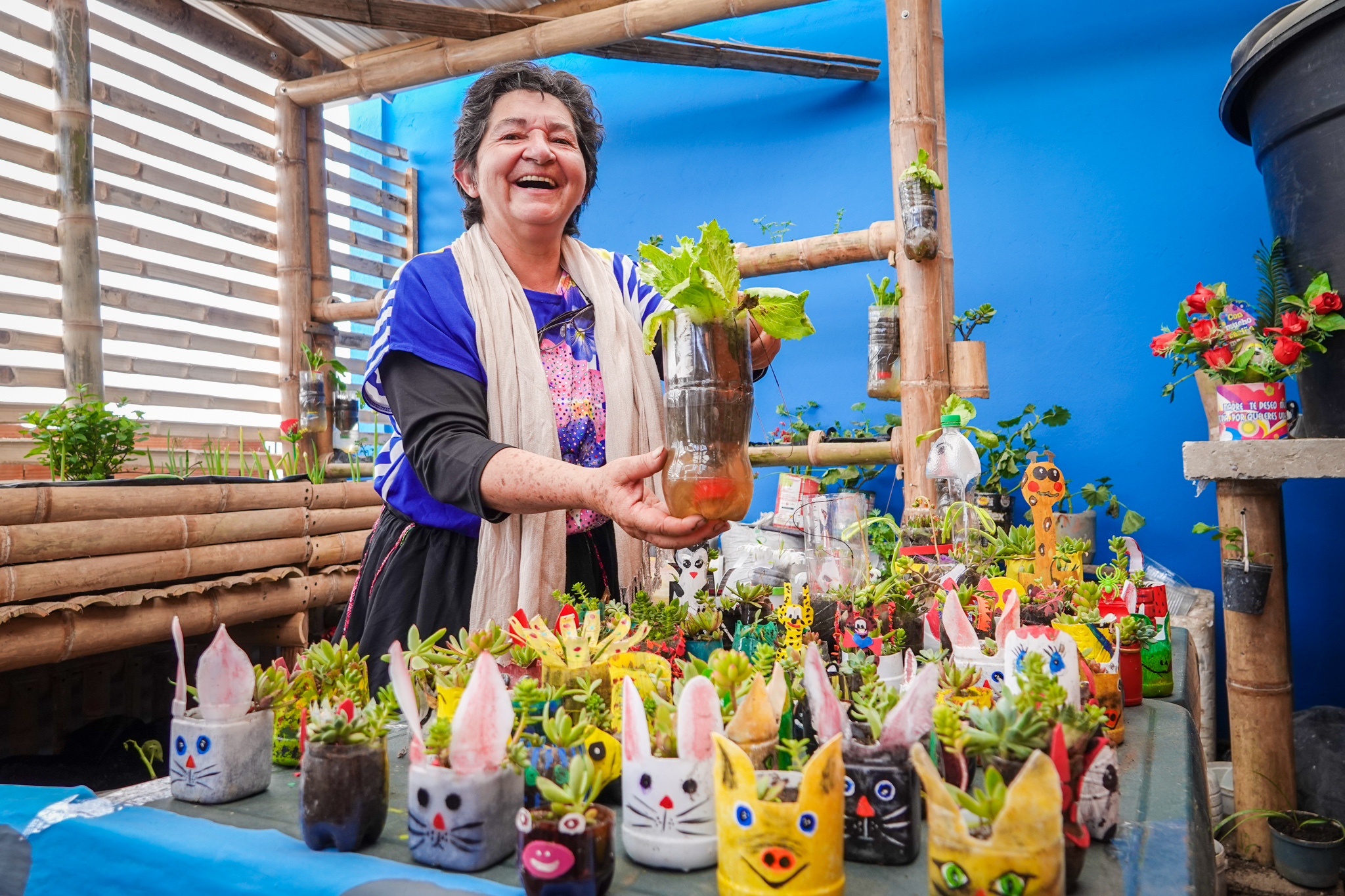 Una huerta comunitaria para sembrar semillas de integración