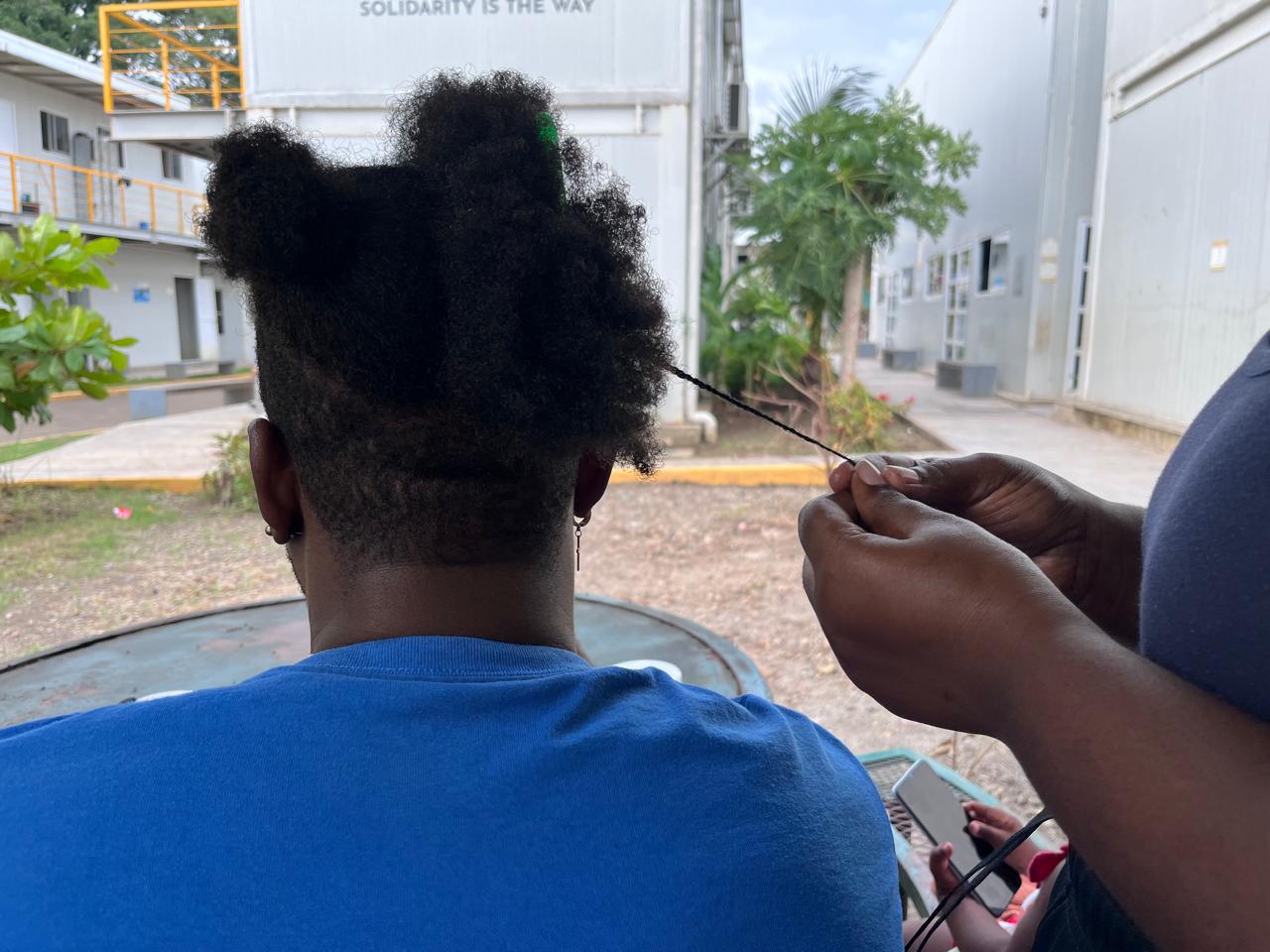 Evens, huyendo de Haití para salvar su vida 